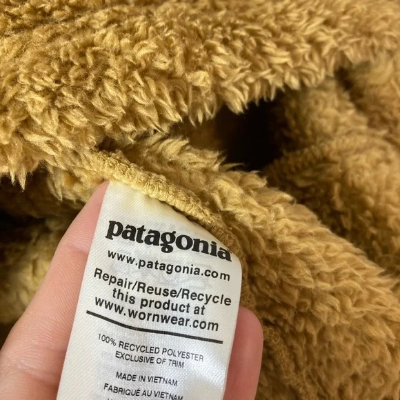 Patagonia Los Gatos 1/4 zip Fleece Pullover Women'sms Size Medium Brown NWOT - Picture 4 of 8